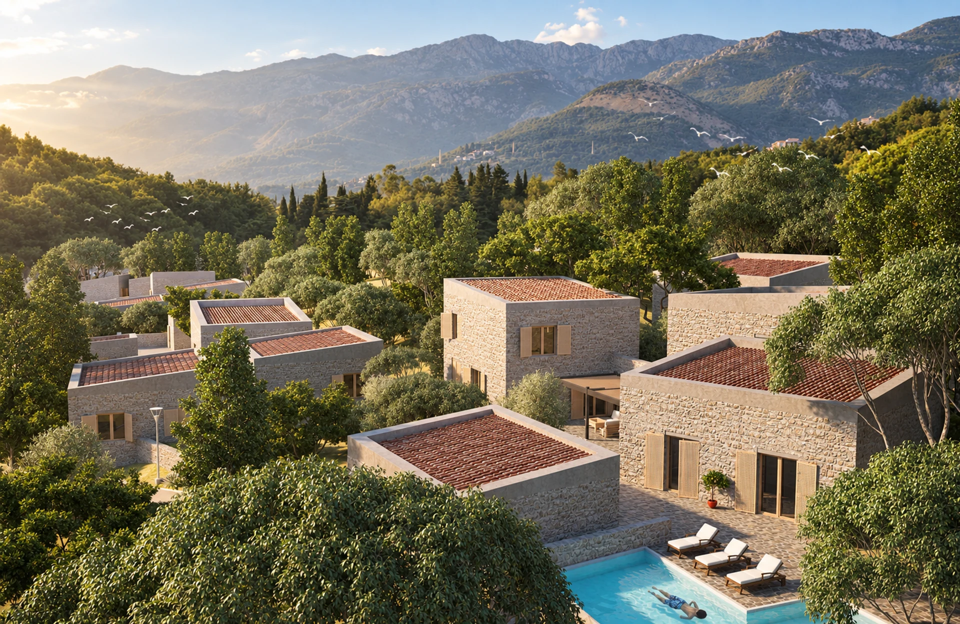Aman Hotel Resort — design visualisation 10
