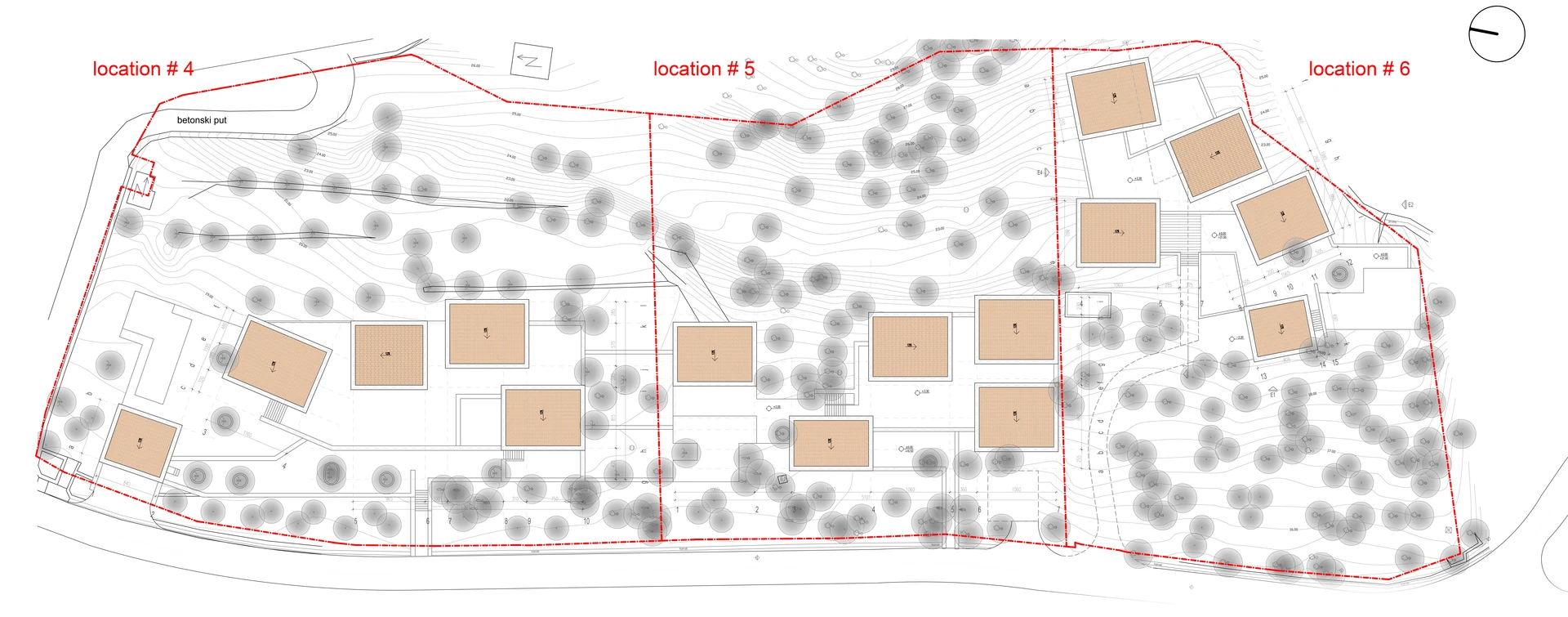 Villas site plan