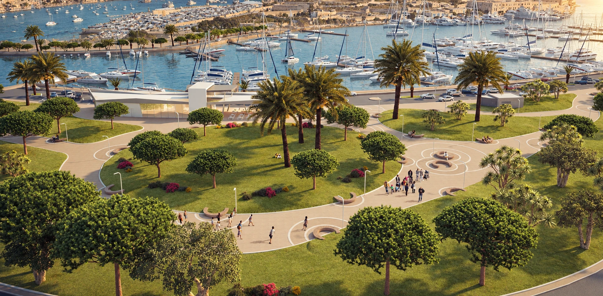 Gzira Gardens Marina — design visualisation 03