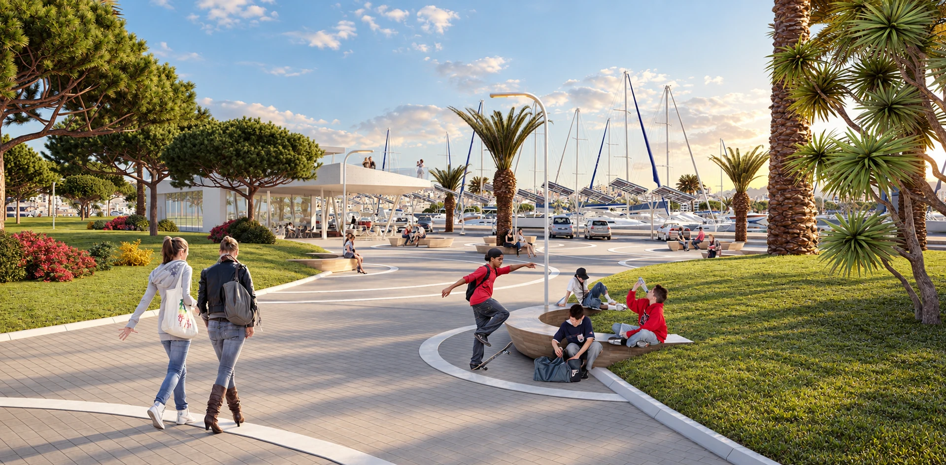 Gzira Gardens Marina — design visualisation 04