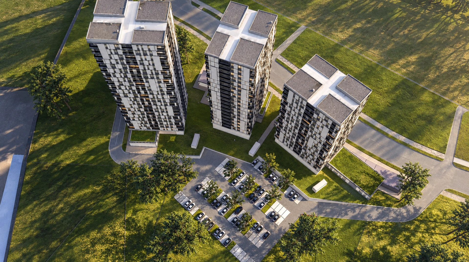 Kastanaevskaya Towers — design visualisation 08