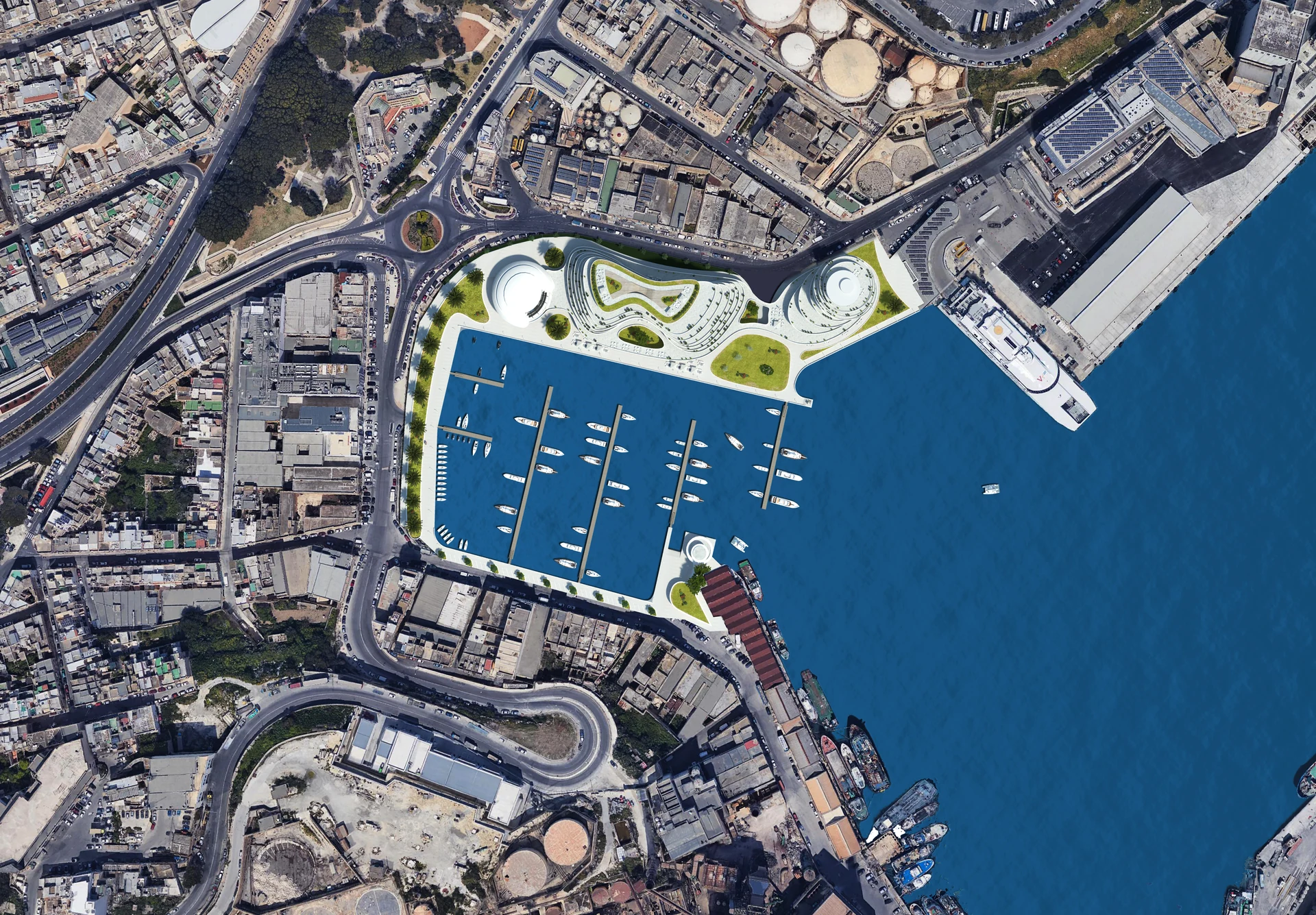 Marina site plan