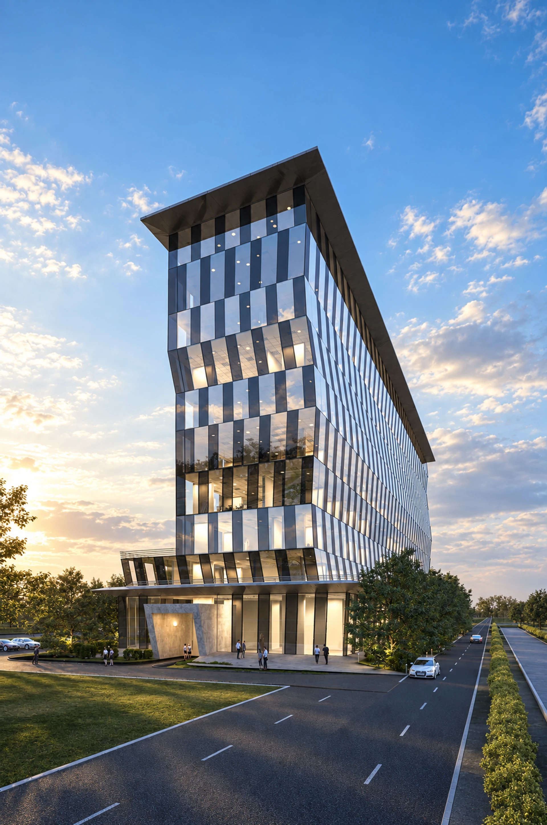 Moscow Office Building — design visualisation 04