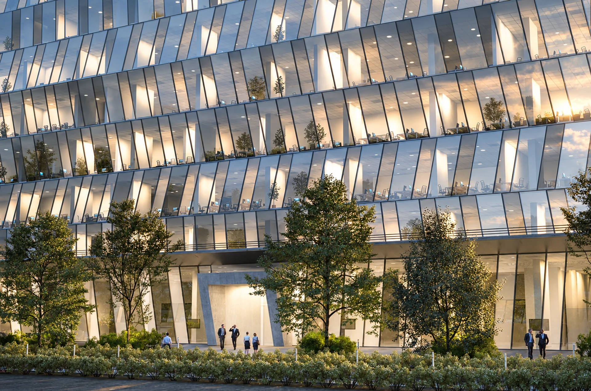 Moscow Office Building — design visualisation 05