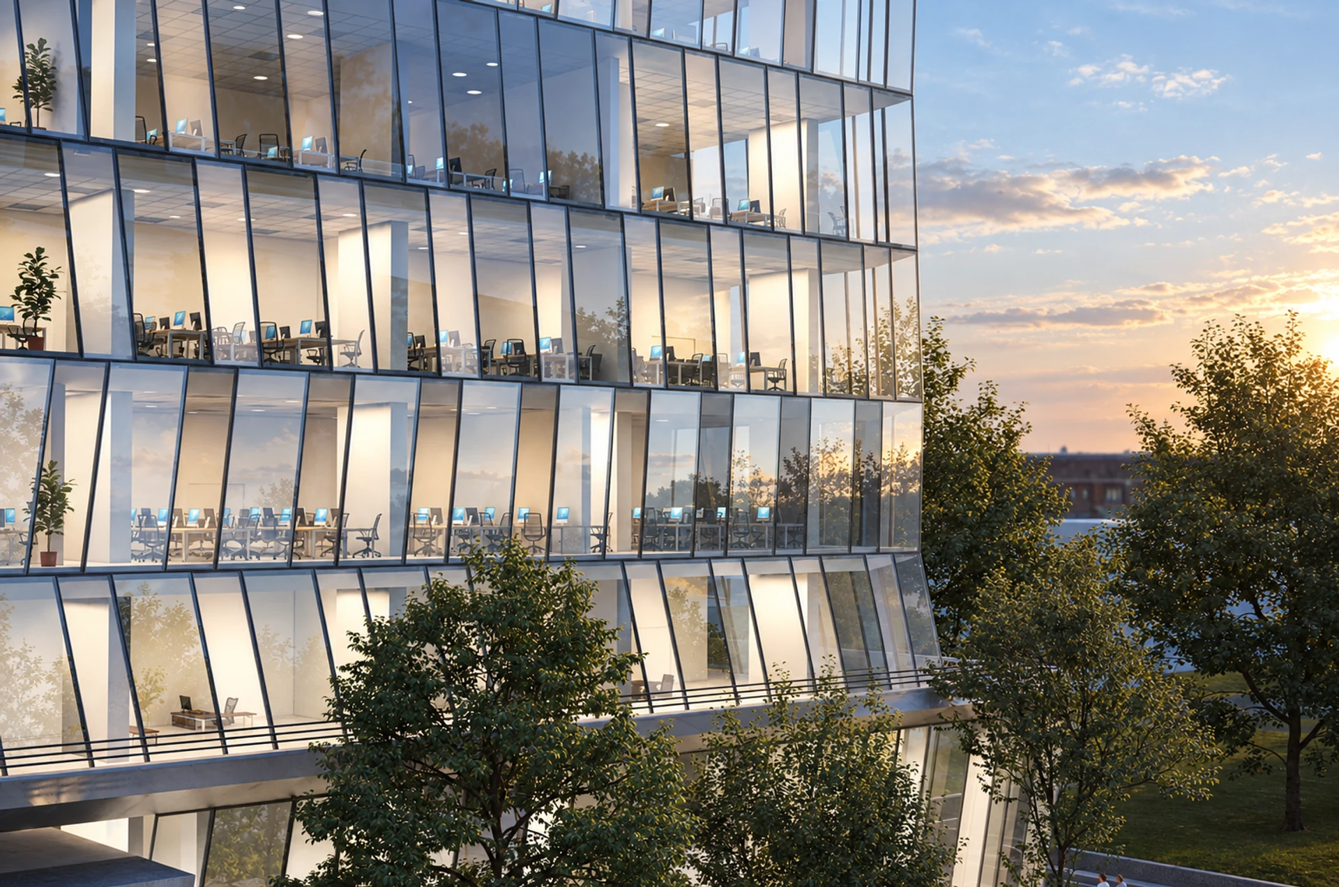 Moscow Office Building — design visualisation 06