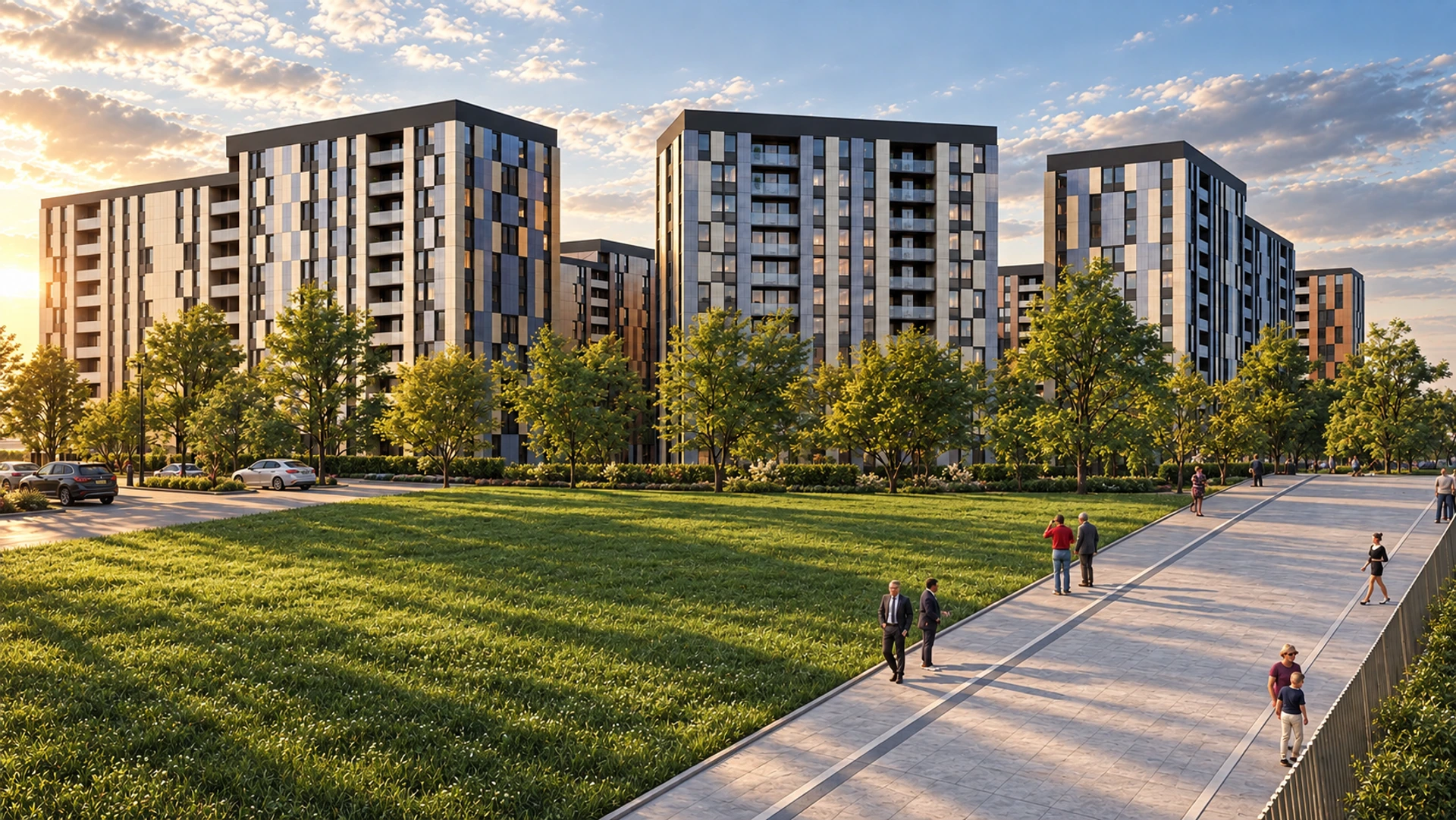 Novy Urengoy Residential Quarter — design visualisation 07