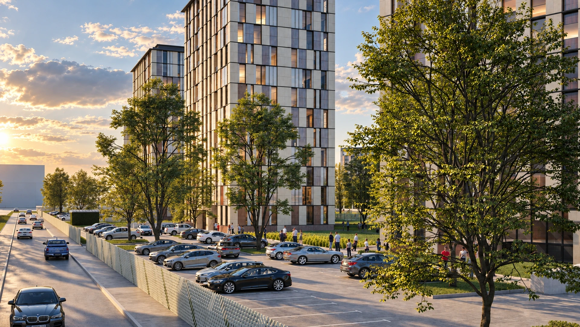 Novy Urengoy Residential Quarter — design visualisation 08