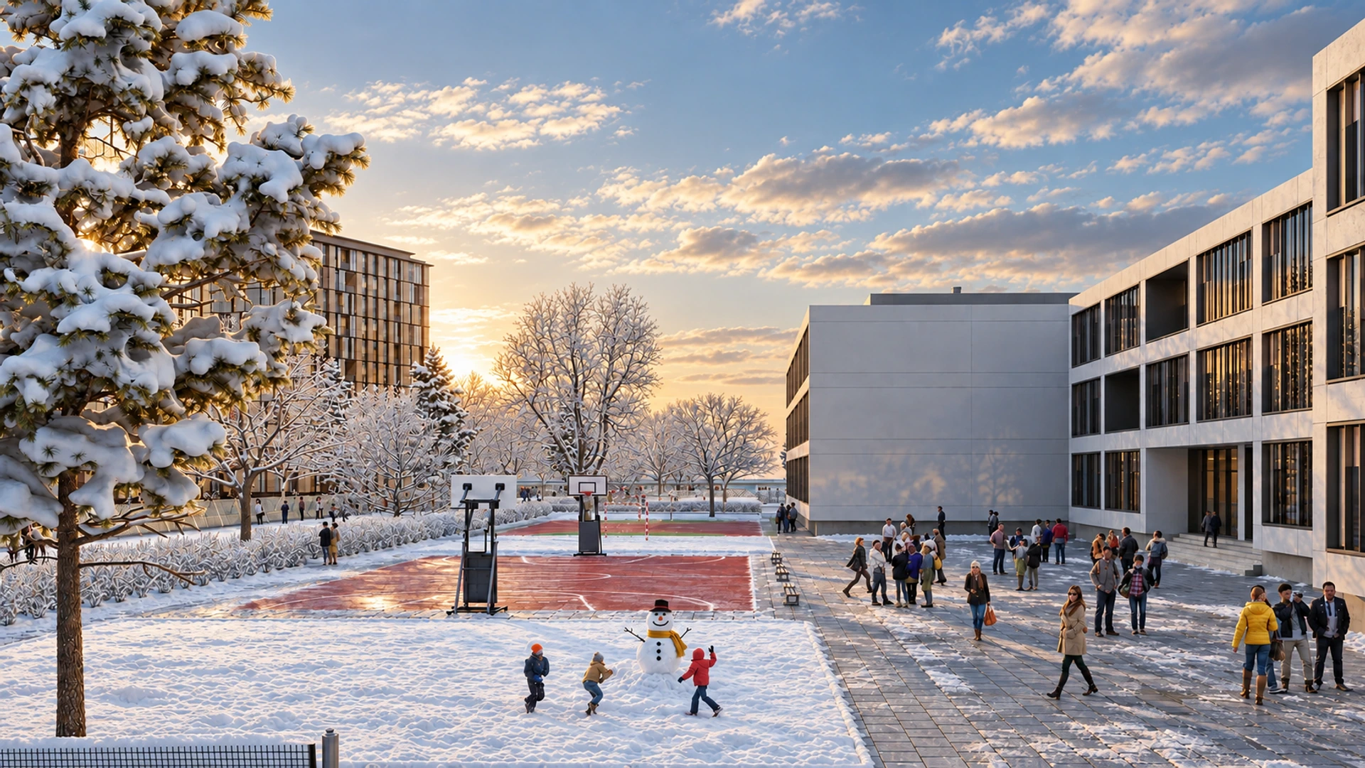 Novy Urengoy Residential Quarter — design visualisation 12