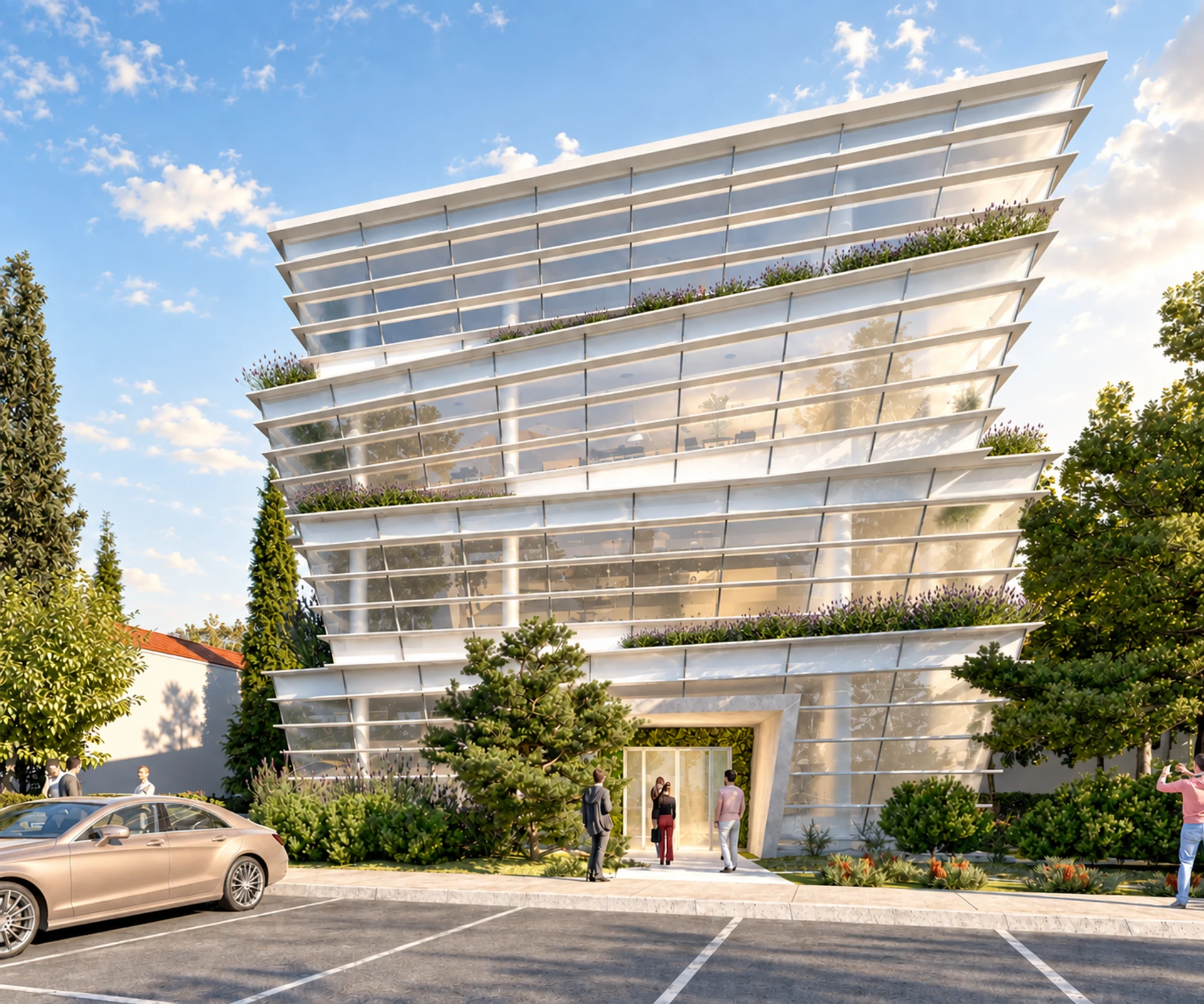 State Audit Institution of Montenegro — Entrance facade