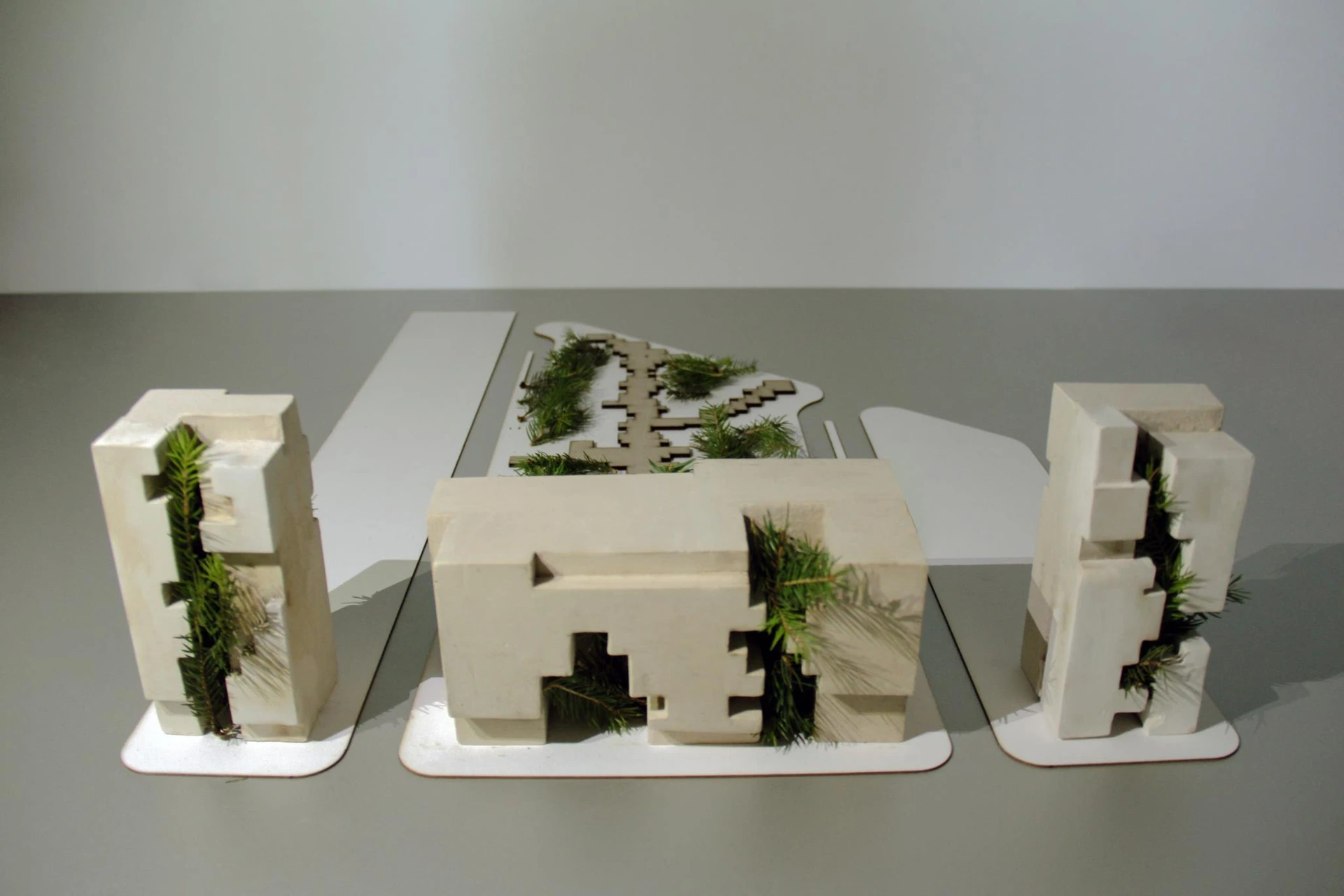 University City, Podgorica — Physical model — overall composition